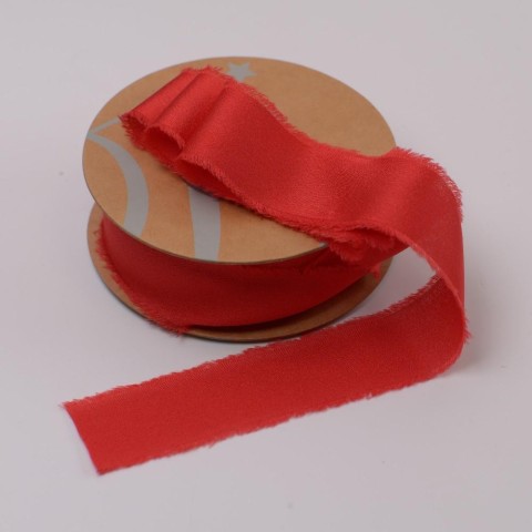 NASTRO RASO C FRANGIA 25X15MT ROSSO